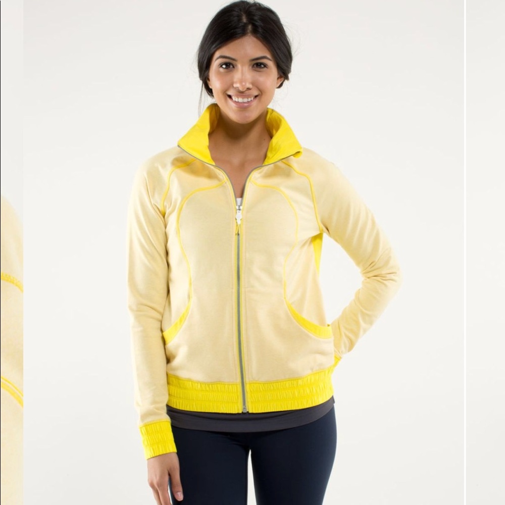 Yellow lululemon jacket